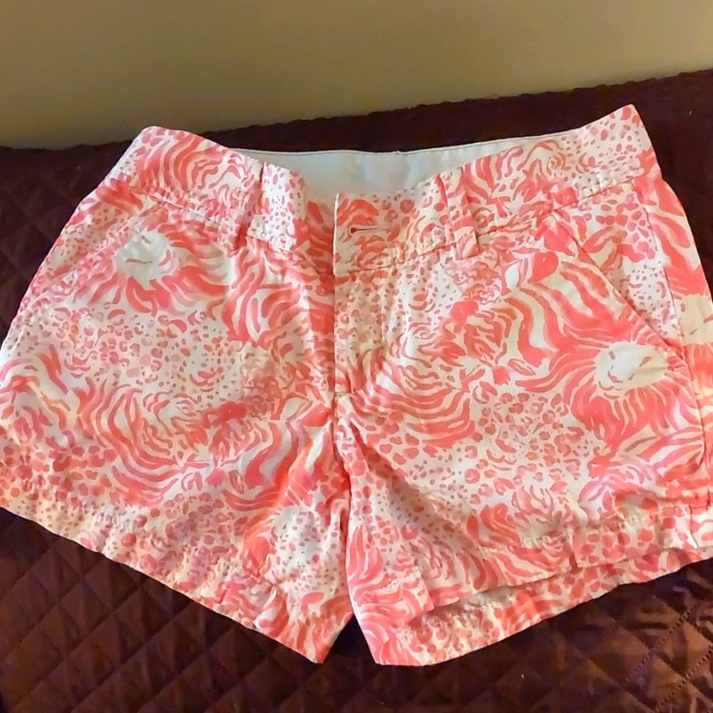 Lilly Pulitzer Size 0 The Callahan Short in Lion Design